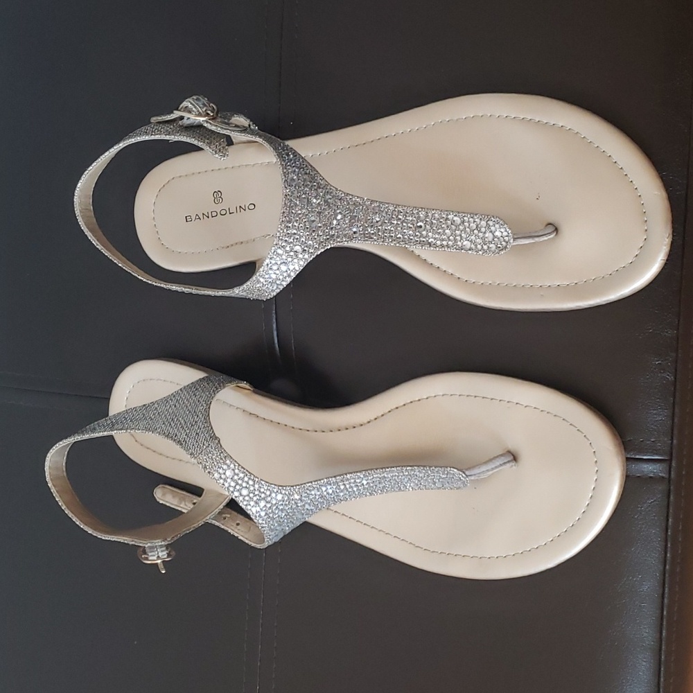 BANDOLINO SZ 9 SHIMMERY SANDAL